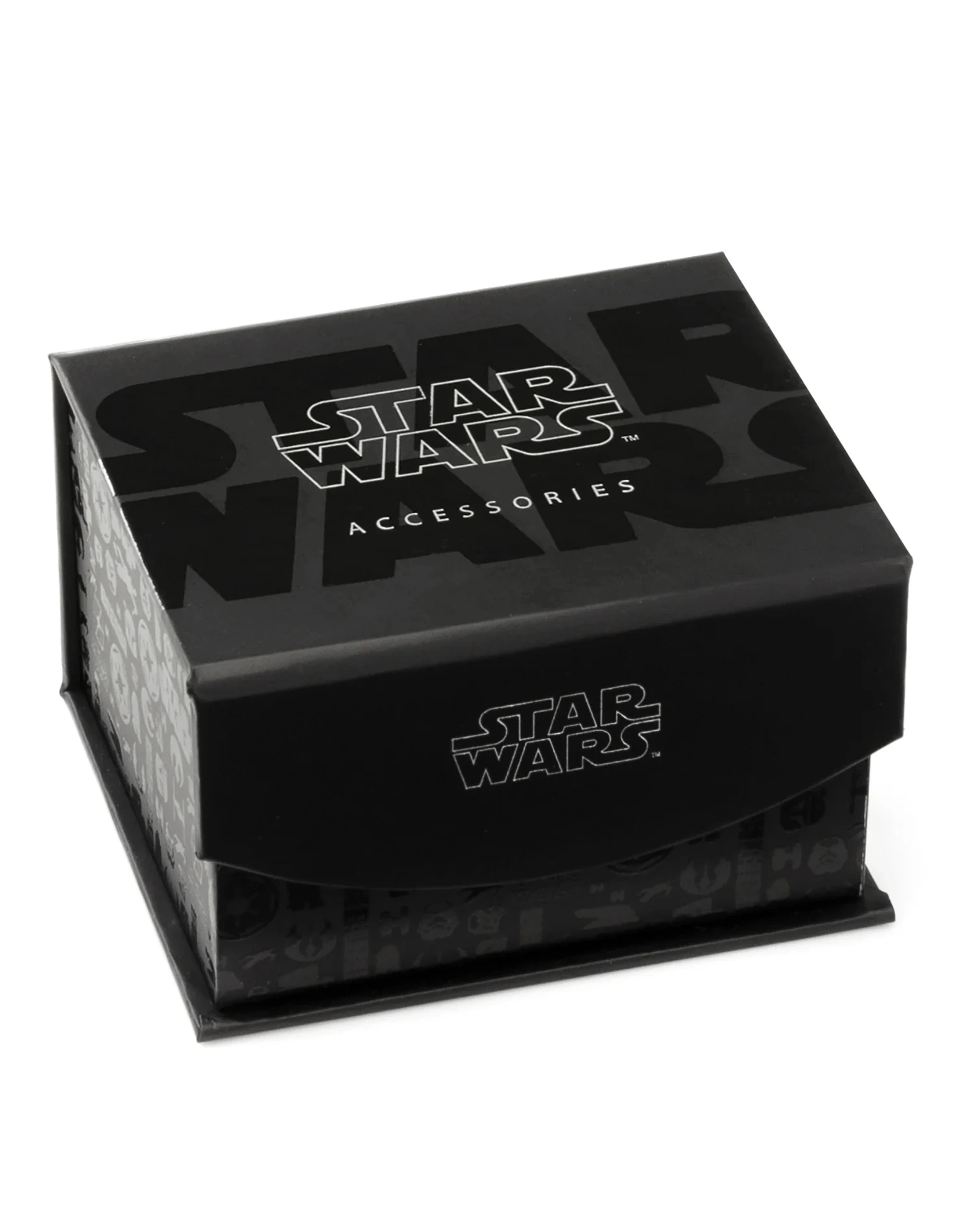 Cufflinks Star Wars Darth Vader Noir Satin 3D L'Empire contre-attaque Votre style est-il celui du côté obscur