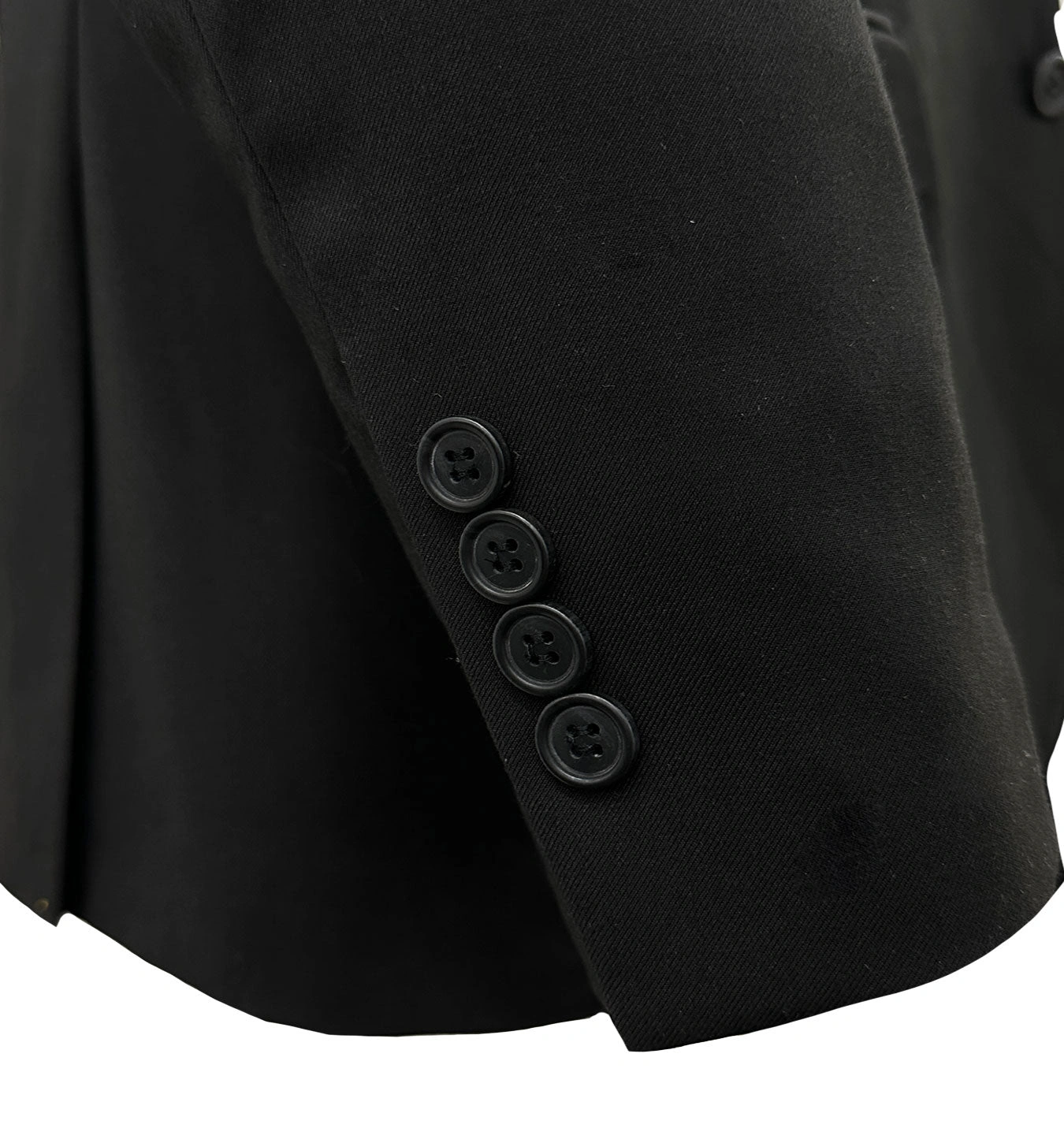 Angelo Rossi Costume Noir Moderne Trois Pièces: Élégance Intemporelle Pour Homme Chic!